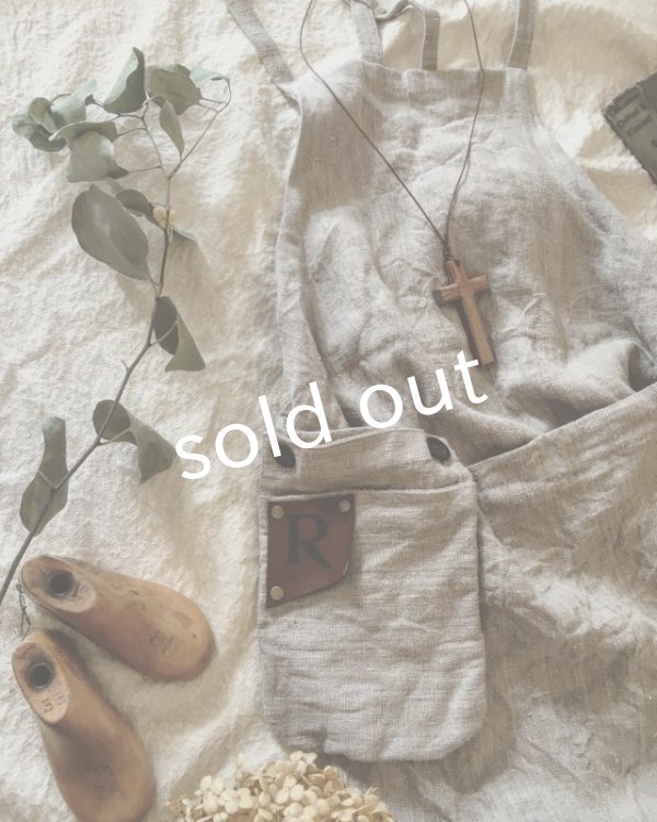 画像18: pollenbienco／種蒔のエプロン・リトアニアリネン (18)