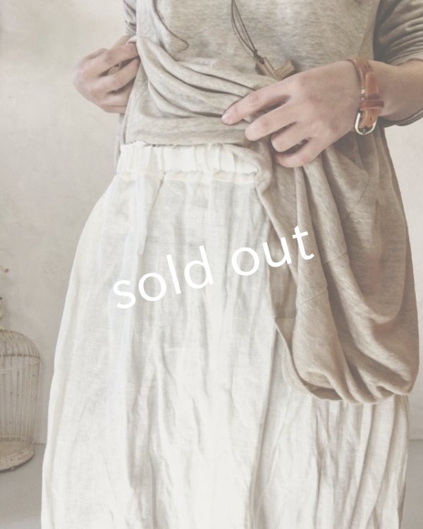 画像6: pollenbienco／ミルクホワイト・パンプキンパンツ (6)