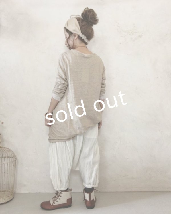 画像4: pollenbienco／ミルクホワイト・パンプキンパンツ (4)