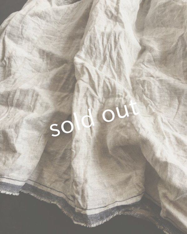 画像4: pollenbienco／種蒔のポケットワンピース・蒼ライン (4)