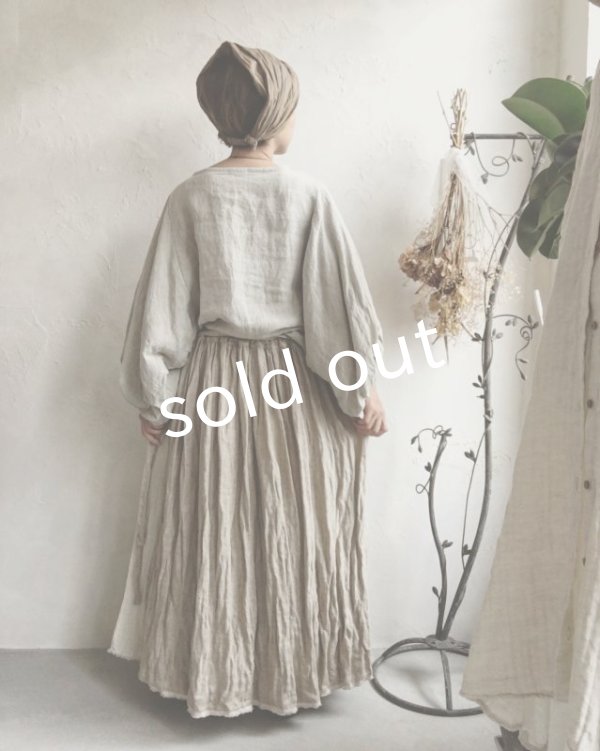 画像10: pollenbienco/羊飼いのスカート・そばかすリネン (10)
