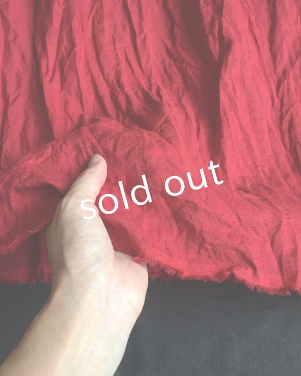 画像4: Reliure／赤リネンワンピース (4)