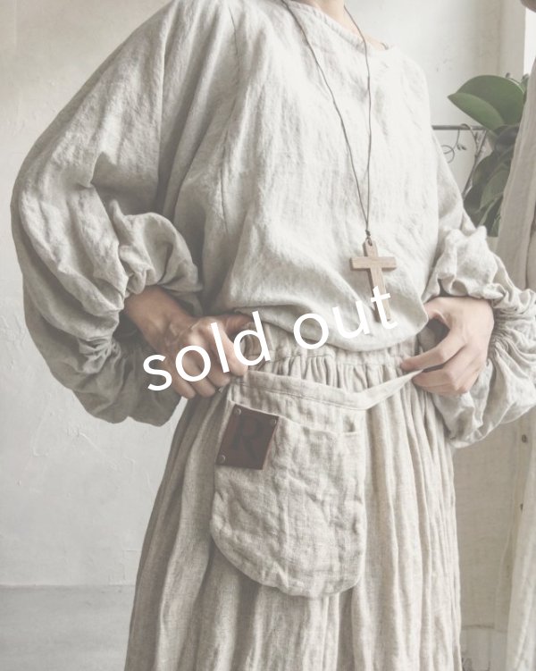 画像8: pollenbienco/羊飼いのスカート・そばかすリネン (8)