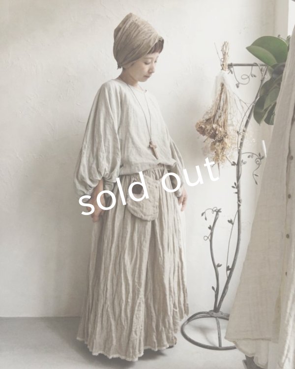 画像7: pollenbienco/羊飼いのスカート・そばかすリネン (7)