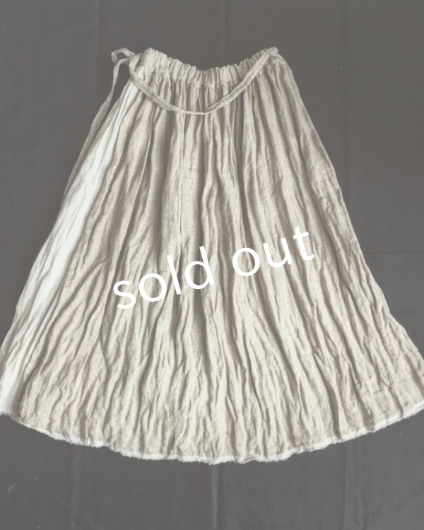 画像5: pollenbienco/羊飼いのスカート・そばかすリネン (5)