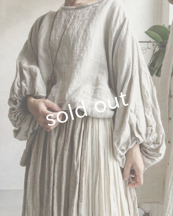 画像9: pollenbienco/羊飼いのスカート・そばかすリネン (9)