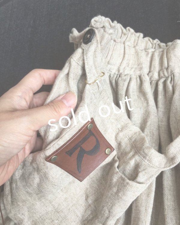 画像4: pollenbienco/羊飼いのスカート・そばかすリネン (4)