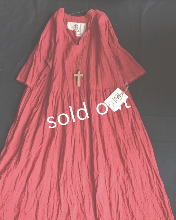 画像6: Reliure／赤リネンワンピース (6)