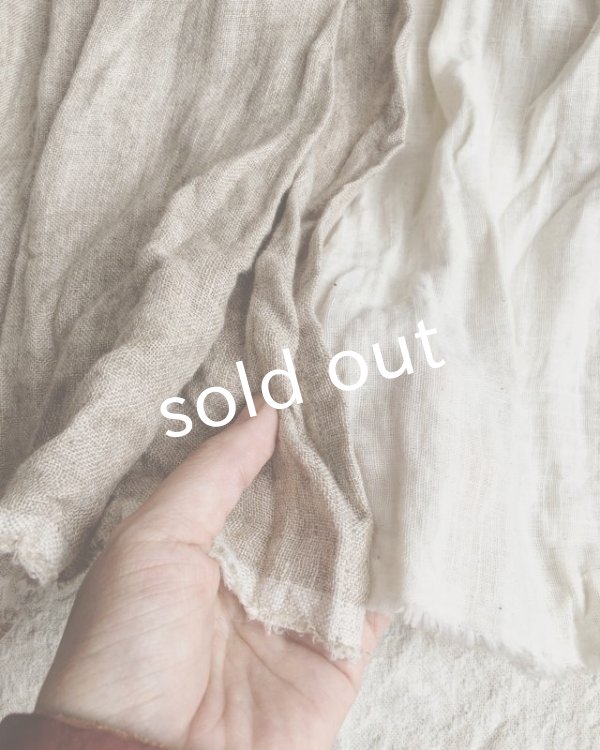 画像3: pollenbienco/そばかずリネン切り替えワンピース (3)