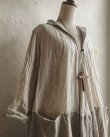 画像4: HALLELUJAH／Robe de femme de chambre　小間使いローブ（オーガニック）・Flax (4)