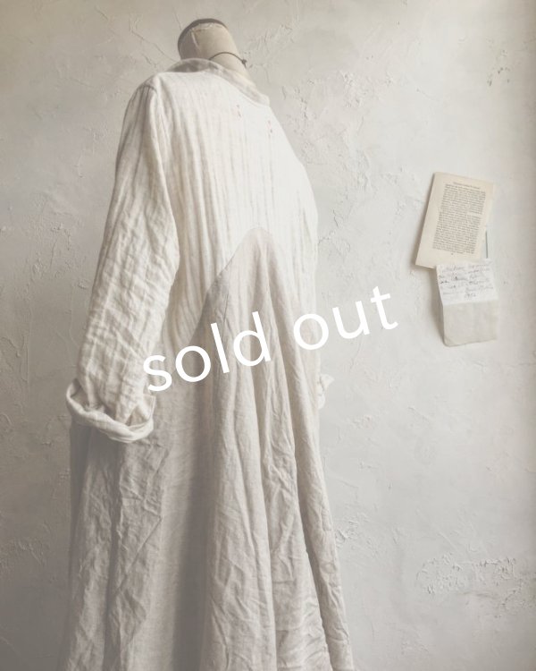 画像10: HALLELUJAH／Robe de femme de chambre　小間使いローブ（オーガニック）・Flax (10)