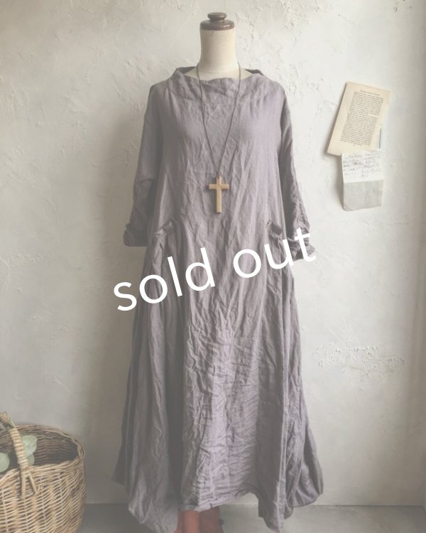 画像2: HALLELUJAH／Robe de Berger 羊飼いローブ・Gray (2)