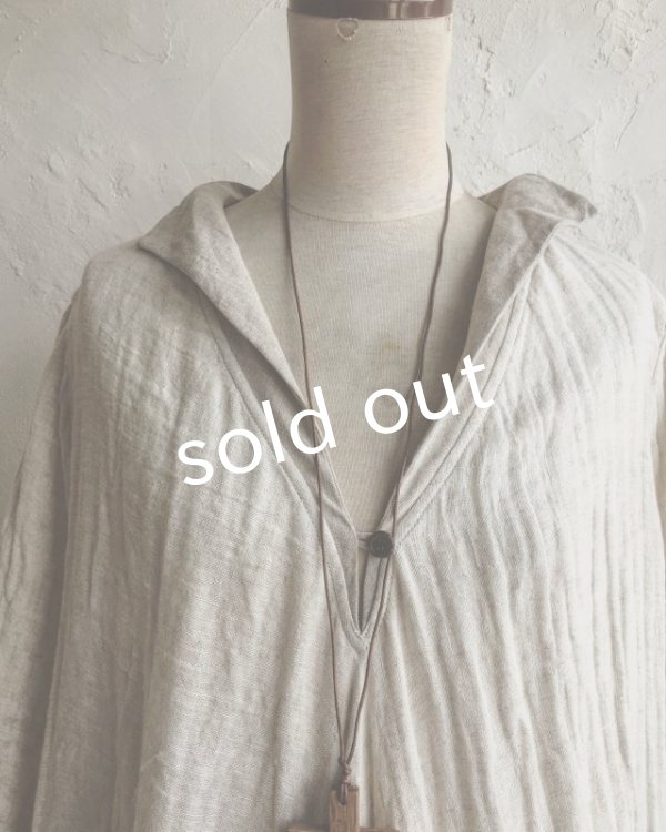 画像3: HALLELUJAH／Robe de femme de chambre　小間使いローブ（オーガニック）・Flax (3)