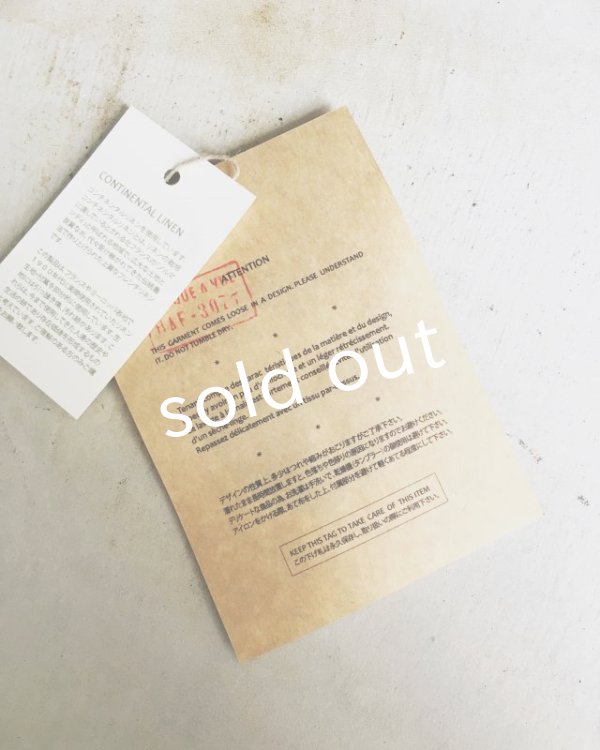 画像14: HALLELUJAH／Robe de femme de chambre　小間使いローブ衿付・Ink Black (14)