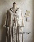 画像1: HALLELUJAH／Robe de femme de chambre　小間使いローブ（オーガニック）・Flax (1)