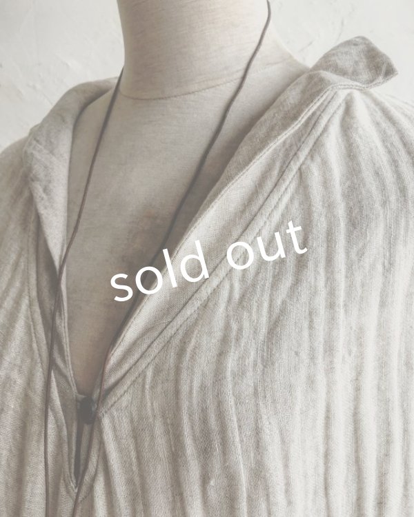 画像6: HALLELUJAH／Robe de femme de chambre　小間使いローブ（オーガニック）・Flax (6)