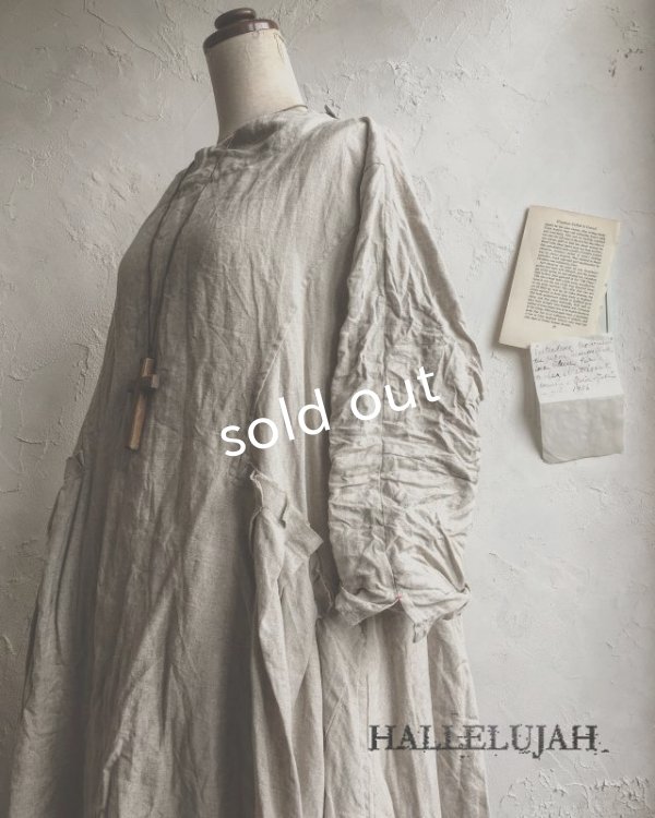 画像1: HALLELUJAH／Robe de Berger 羊飼いローブ・Flax (1)