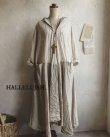画像2: HALLELUJAH／Robe de femme de chambre　小間使いローブ（オーガニック）・Flax (2)