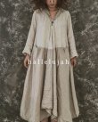 画像15: HALLELUJAH／Robe de femme de chambre　小間使いローブ（オーガニック）・Flax (15)