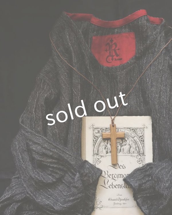 画像8: MARCHE' DE SOEUR／リネンウールワンピース・ブラック (8)