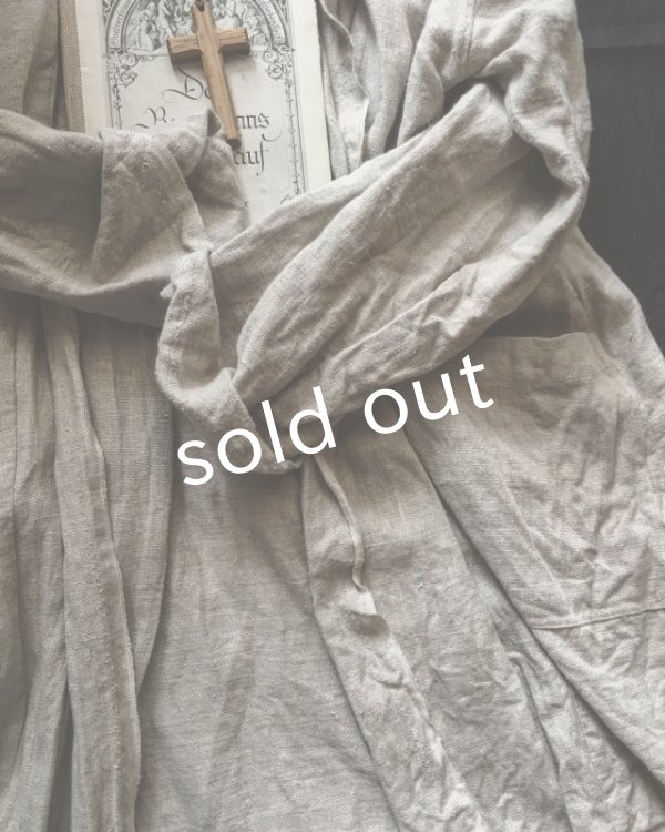 画像4: MARCHE' DE SOEUR／リトアニアリネン・ジャケット (4)