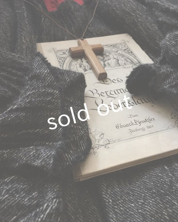 画像9: MARCHE' DE SOEUR／リネンウールワンピース・ブラック (9)