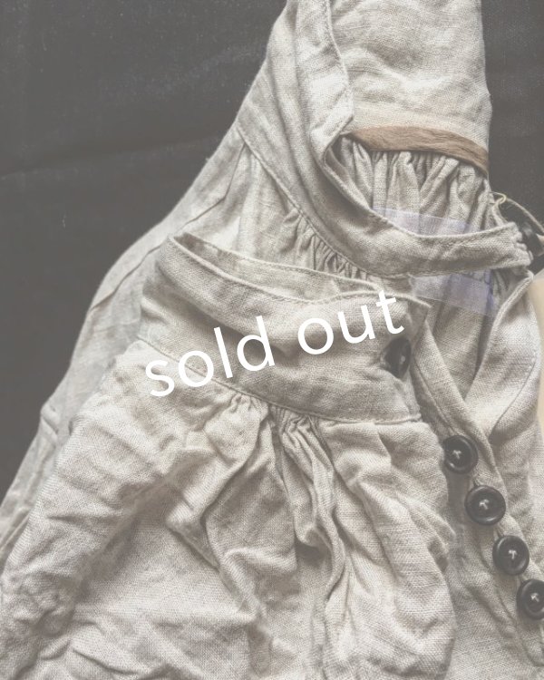 画像4: HALLELUJAH／1890's Bourgeron　1890年代　羊飼いシャツワンピース・Flax (4)