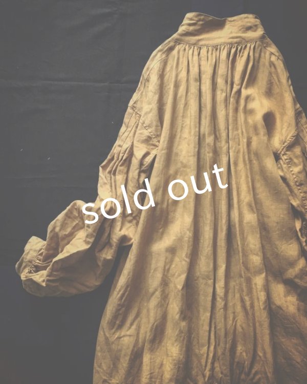 画像4: HALLELUJAH／1890's Bourgeron　1890年代　羊飼いシャツワンピース・Mimosa (4)