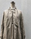 画像10: HALLELUJAH／1890's Bourgeron　1890年代　羊飼いシャツワンピース・Khaki (10)