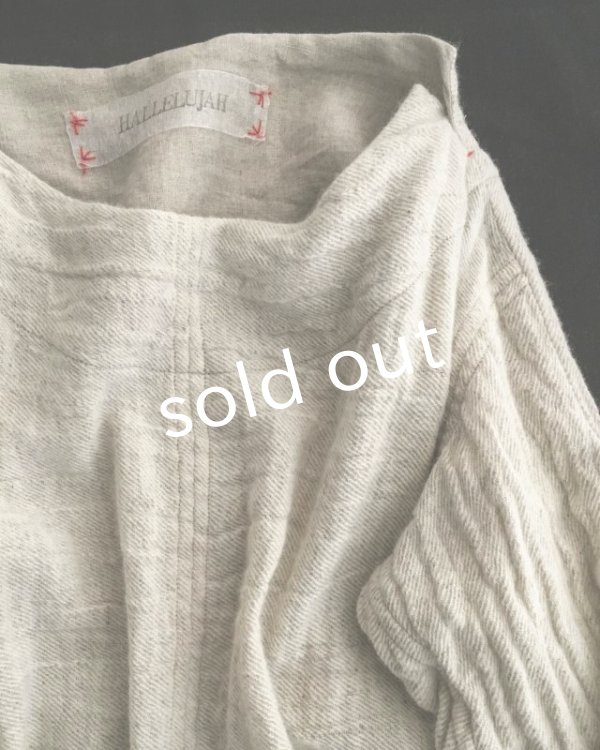 画像4: HALLELUJAH/1930's レイヤーローブ Off white/Flax (4)