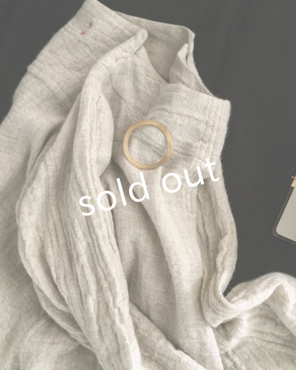 画像8: HALLELUJAH/1930's レイヤーローブ Off white/Flax (8)