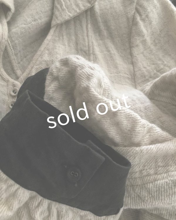 画像11: HALLELUJAH/”ノマドドレス”遊牧民のワンピース Off white/Black (11)