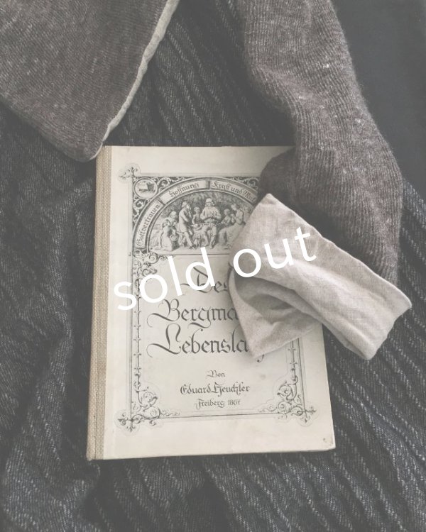 画像3: HALLELUJAH／Robe de femme de chambre no.5 小間使いローブ　Black//Charcoal (3)