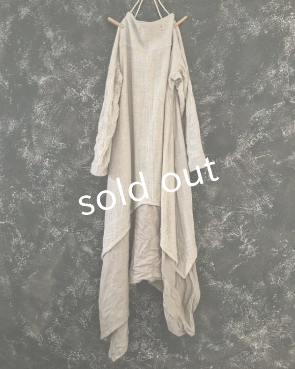 画像14: HALLELUJAH/1930's レイヤーローブ Off white/Flax (14)