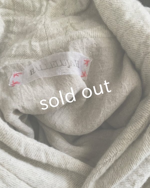 画像6: HALLELUJAH／Robe de femme de chambre no.6 小間使いローブ　Off white (6)