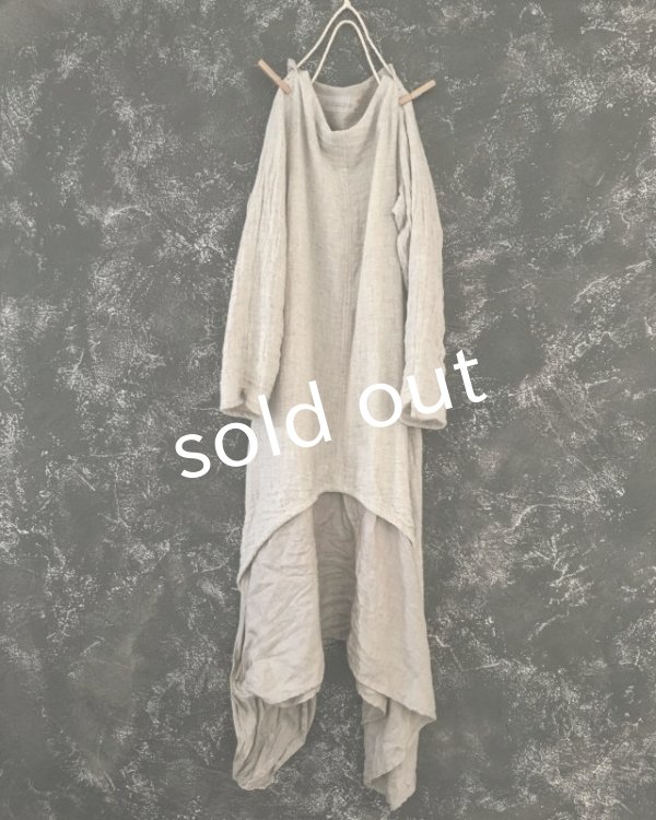 画像12: HALLELUJAH/1930's レイヤーローブ Off white/Flax (12)