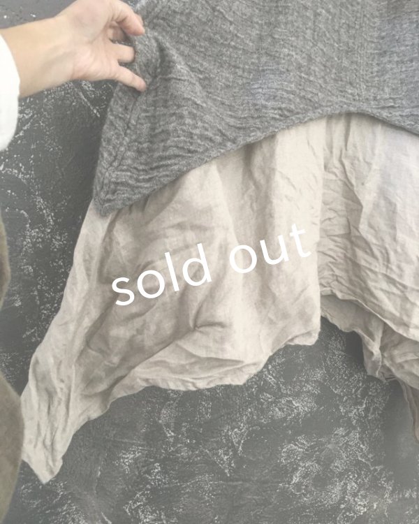 画像13: HALLELUJAH／1930's レイヤーローブ　Gray/Flax (13)