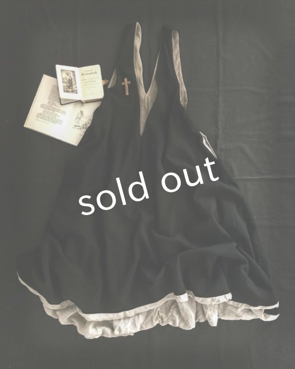 画像4: HALLELUJAH／Robe de femme de chambre no.4 小間使いローブ　Black (4)