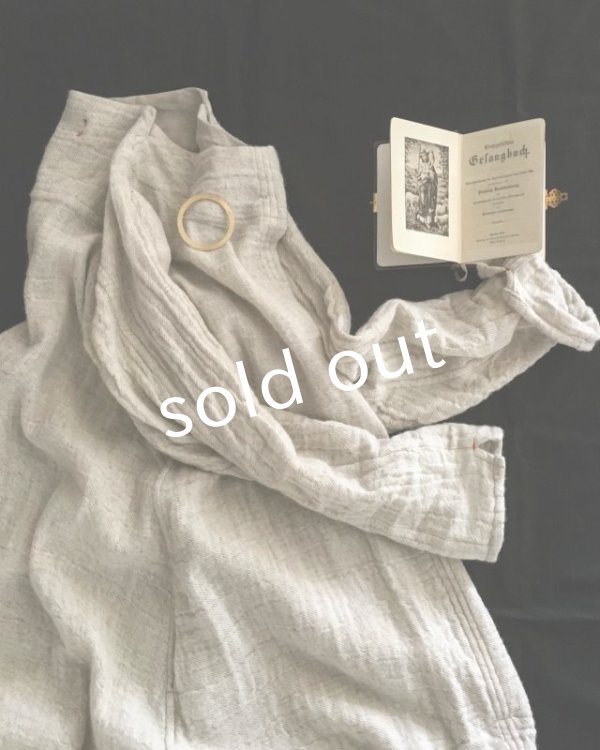 画像7: HALLELUJAH/1930's レイヤーローブ Off white/Flax (7)