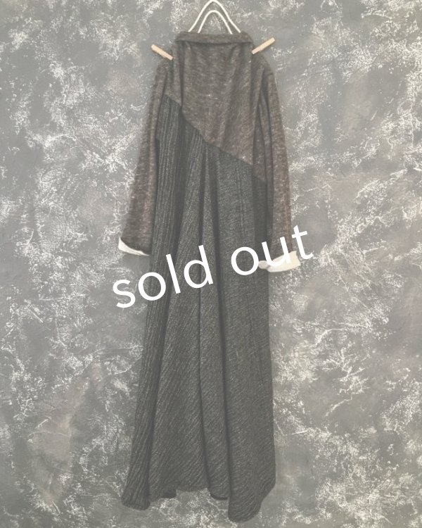 画像13: HALLELUJAH／Robe de femme de chambre no.5 小間使いローブ　Black//Charcoal (13)