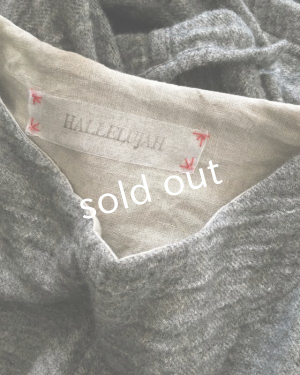 画像8: HALLELUJAH／1930's レイヤーローブ　Gray/Flax (8)