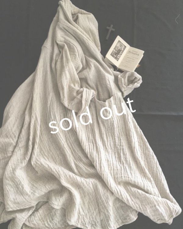 画像7: HALLELUJAH／Robe de femme de chambre no.6 小間使いローブ　Off white (7)