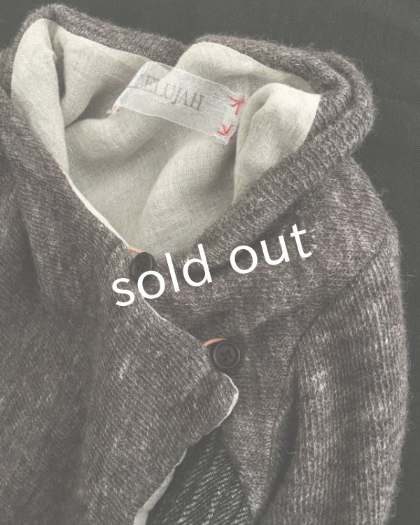 画像7: HALLELUJAH／Robe de femme de chambre no.5 小間使いローブ　Black//Charcoal (7)