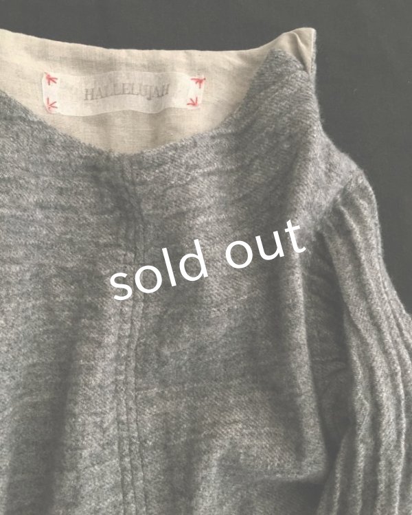 画像6: HALLELUJAH／1930's レイヤーローブ　Gray/Flax (6)