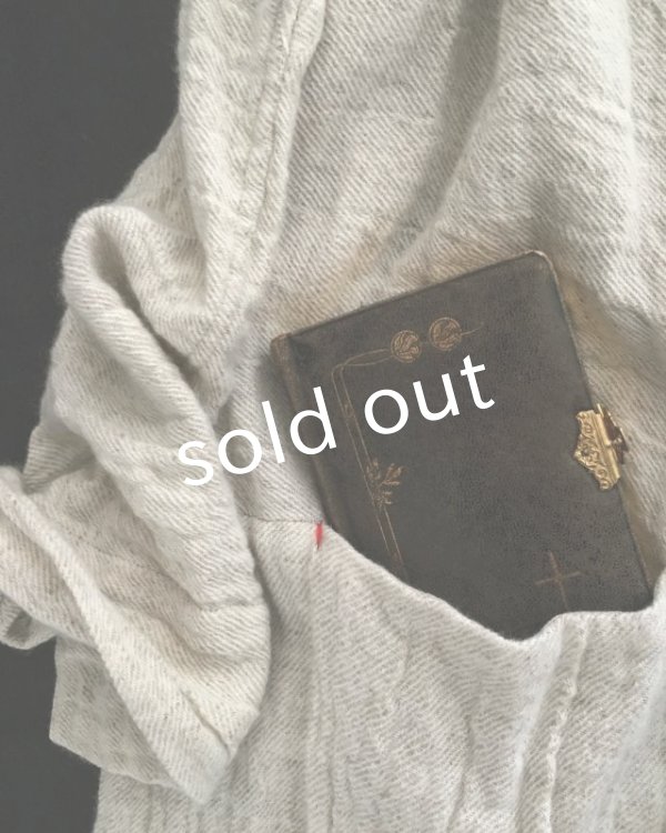 画像4: HALLELUJAH／Robe de femme de chambre no.6 小間使いローブ　Off white (4)
