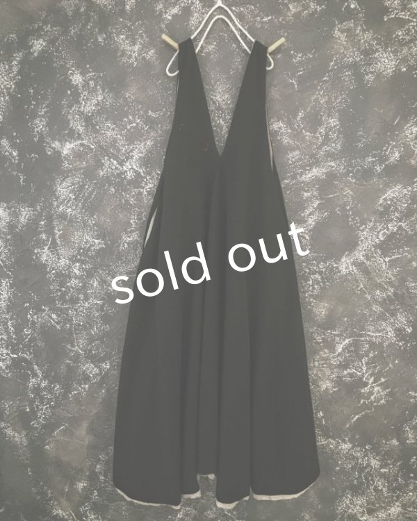 画像7: HALLELUJAH／Robe de femme de chambre no.4 小間使いローブ　Black (7)