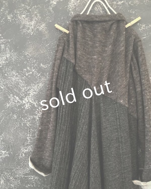 画像14: HALLELUJAH／Robe de femme de chambre no.5 小間使いローブ　Black//Charcoal (14)