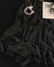画像2: HALLELUJAH／Robe de femme de chambre no.5 小間使いローブ　Black//Charcoal (2)