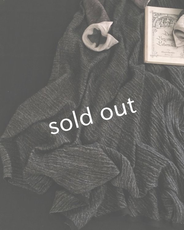 画像2: HALLELUJAH／Robe de femme de chambre no.5 小間使いローブ　Black//Charcoal (2)