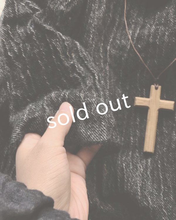 画像6: MARCHE' DE SOEUR/リネンウールワンピース・ブラック (6)